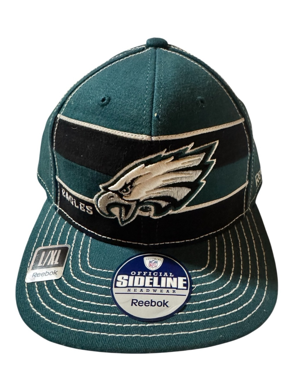 Reebok Philadelphia Eagles Green & Black Snapback Cap